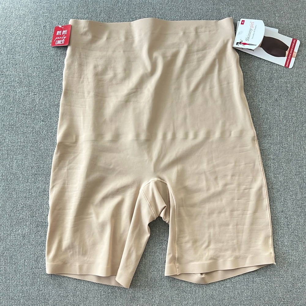 Skinnygirl shaping sonic edge long leg NWT Tan - M